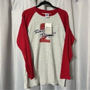 Russell Athletic Youth Long Sleeve Red and Gray Tee size XL(18-20) NWT